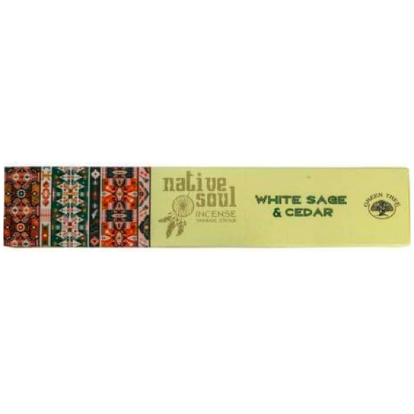 Incense Sticks Native Soul White Sage and Cedar